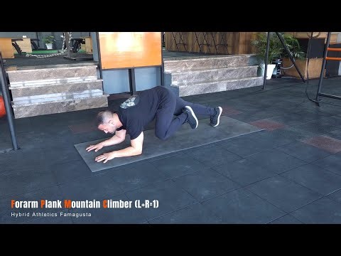 How to do a Forearm Plank Mountain Climber