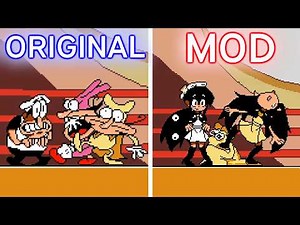 Pizza Tower: Peppina NOODLE VS BOSSES! [Pizza Tower Mods Gameplay]