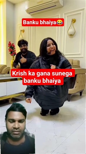 Banku bhaiya jacket trend #dushyantkukreja #shorts #listen to Krish's song #reactionclip9