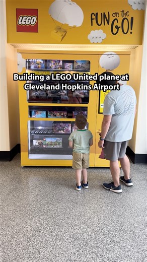 3.4K views · 30 reactions | Have you ever seen a LEGO vending machine before? 樂✈️ | Cleveland Hopkins International Airport (CLE) | Facebook