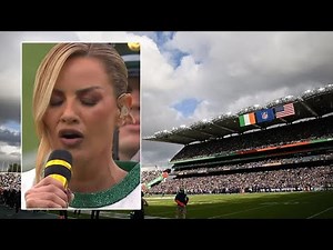 Lyra's Epic NFL Anthem Stuns Ireland!