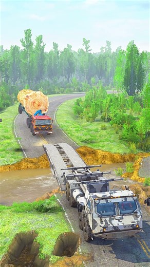 EXTREME Bridge Stress Test – Can a TANK Cross Safely? | Spintires Mudrunner #11