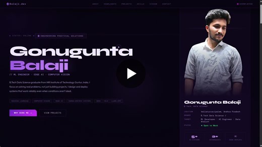 Portfolio Showcasing Engineering Thought Process and Skills | BALAJI GONUGUNTA posted on the topic | LinkedIn
