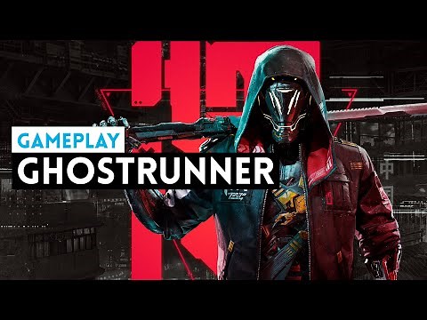 Gameplay GHOSTRUNNER (PC, PS4, XONE, Switch) ACCIÓN FRENÉTICA siendo un NINJA CYBERPUNK