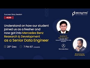 Exclusive Interview with Gowtham R - Placed at Mercedes Benz Research and Development | 360DigiTMG