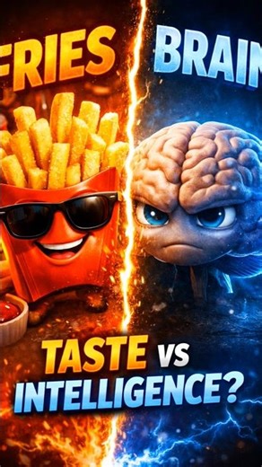 Fries vs Brain 🍟🧠 | Taste Jeetega Ya Intelligence? 😱#viral #india #trending #shorts