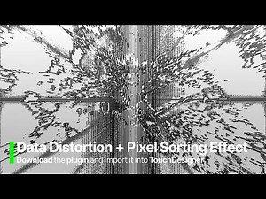 [TouchDesigner] Data Distortion & Pixel Sorting Effect Interactivity – Plugin