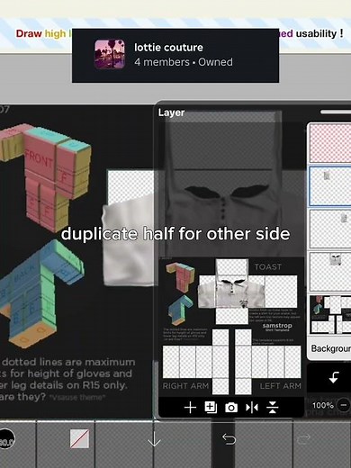 how to make a shirt on roblox ! 💖