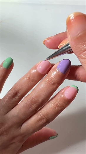 floral pastel spring nail tutorial 🌸🌷