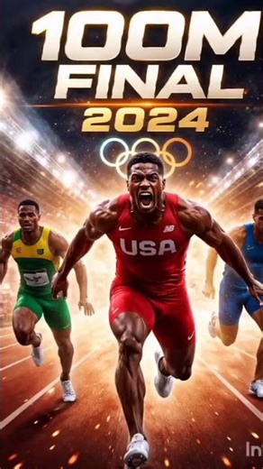 2024 Olympic 100m Final World’s Fastest Sprinters Battle for Gold #100mfinal #running #trackandfield