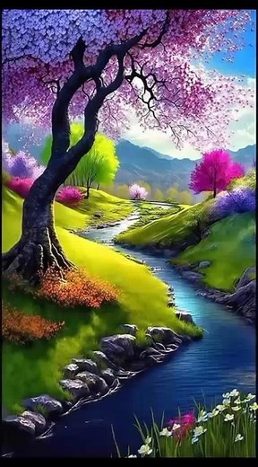 Animated Nature Scenes Featuring Vibrant Landscapes