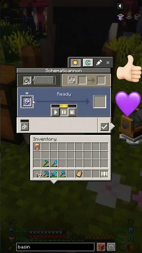 How to use a Schematic Canon - Create Mod #minecraft