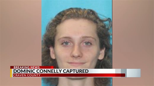 After 47 days on the run, deputies located and captured murder suspect Dominic Connelly. https://www.wnct.com/local-news/dominic-connelly-captured-in-craven-county/ | WNCT-TV