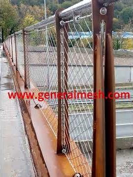 Filet de protection de balcon en inox