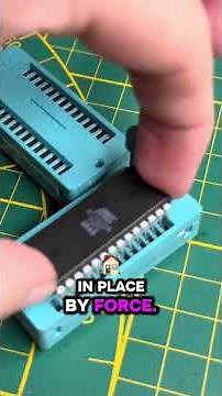 ZIF socket explanation #8bit #cpu #engineering #retro #arduino #aliexpress #arduinoproject #haul