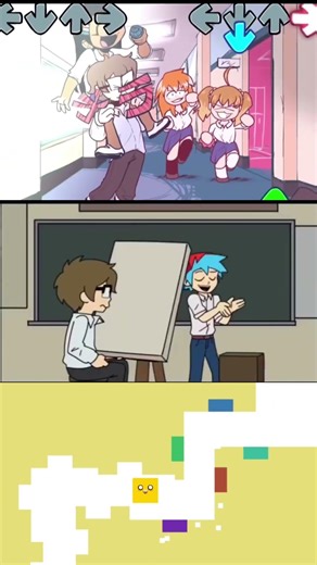 BF Senpai duet School Girl - FNF Nagaroto senpai vs Funkin Square