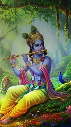 Govinda Bolo Hari Gopala Bolo🦚😊 #shreekrishnabhajan