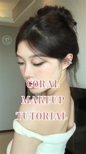 Coral Makeup Look Tutorial