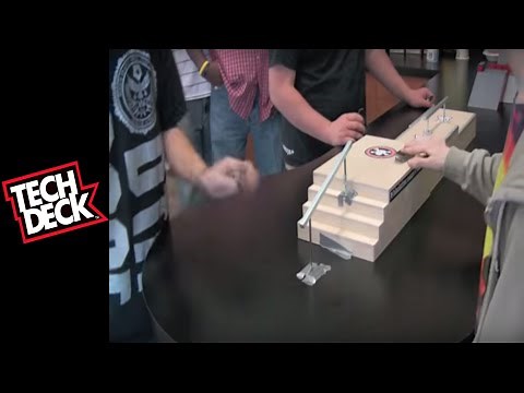 Game of S-K-A-T-E at the Tech Deck Office