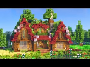 Minecraft 🌿 Cute Farmhouse Build Tutorial