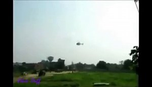 Army Heli Crashed In Gilgit - Recently Video -