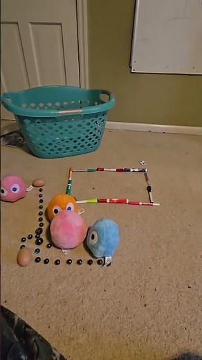 Pac-man plush stop motion