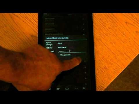 How to Attach Your Azpen Tablet to Wi-Fi