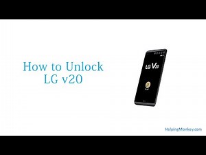 How to Unlock LG v20 - When Forgot Password