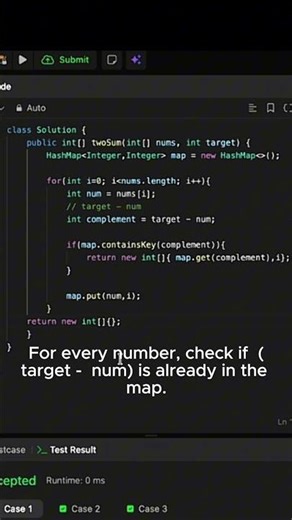 Day 1 of 100 days coding, TWO SUM problem