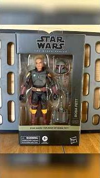 Star Wars Hasbro Black Series Boba Fett from the Book of Boba Fett.