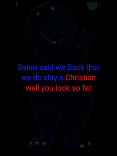 Barney Theme song Backwards hidden message