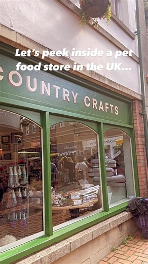 3.8K views · 249 reactions | I had no idea how different pet food was from the USA. All food for animals has to be fit for human consumption. And this includes food produced in the country and food shipped in. Most, if not all the pet food we have seen so far has been local. There is an ease and peace of mind shopping for my dogs here. I’ve never had that before! Come take a peek with us inside a pet food store in Stroud, England. | 2 Traveling Dogs | Facebook