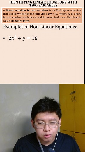 Identifying Linear Equations with Two Variables [Intro]
