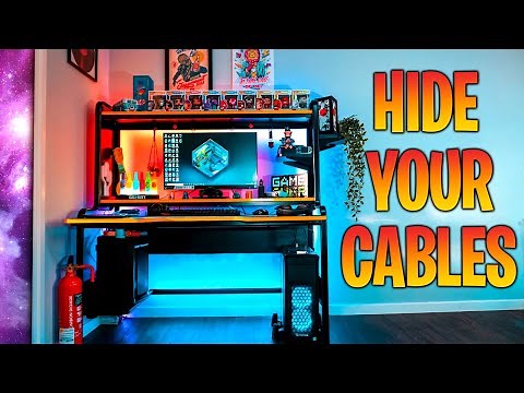 Easy Cable Management Guide | IKEA Fredde Gaming setup