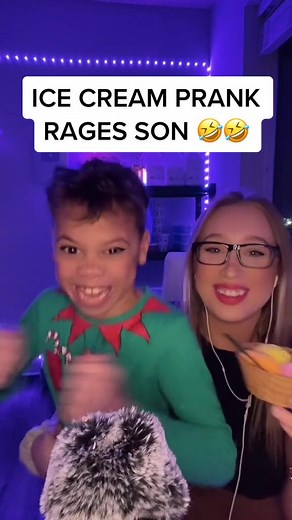 Ice Cream Prank RAGES ASMR Screaming KID @asmrlinastar 🤣🤣 #fyp #fory... | asmr