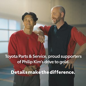 Proud to be Philip Kim’s Service Experts on his drive to gold in Paris 2024. | Toyota Canada
