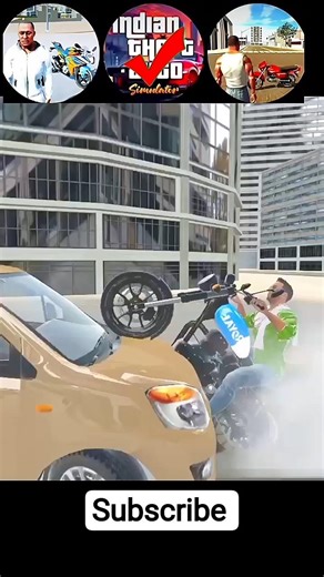 Bike Safety Challenge In Indian theft auto vs IBD3D vs Indian Gtiv #shorts​ #gaming​ #gta​