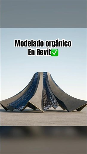Modelado 3D de forma orgánica en Revit, tutorial completa disponible en mi canal✨👷‍♂️. #modelado3d