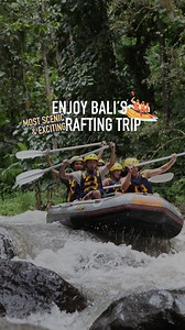Enjoy Bali’s most exciting & scenic rafting experience 🤩 🛶 A nice balance of adrenaline and peace! | Mason Adventures