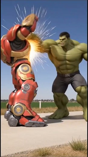 Hulkbuster 🆚 Hulk Fighting Part-2 #ironman #hulk