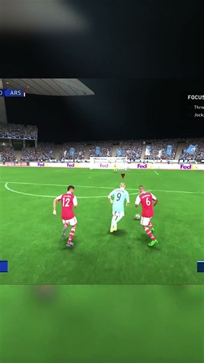 😱 Manchester City vs Arsenal 🔥 Halland Strikes to win champions league! | FIFA 23 PS5 #shorts