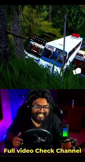 അയ്യോ അയ്യോ പറക്കുന്ന ബസ്സ് !!! ❌ 🤣🤣🤣 #short #shorts #ets2