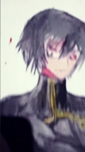 Lelouch drawing from code geass #art #drawing #shorts