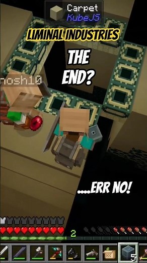 Pyramid End Portal! LIMINAL INDUSTRIES CO-OP w/Josh_nosh10 #minecraft #backrooms #gaming #funny