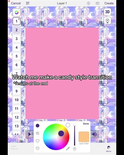 3D Room Tutorial Video for Candy Style Transitions