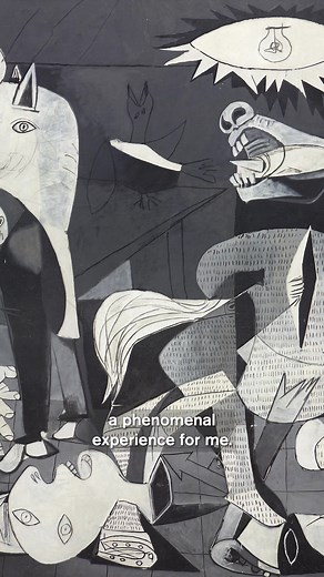 Kerry James Marshall has always strived to be one of the greats. After seeing Picasso’s ‘Guernica’ at MoMA, Marshall realised that what underpinned all great painting was a solid classical foundation of geometrical shapes. | Royal Academy of Arts