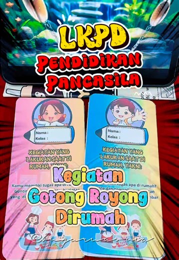 Anak-anak belajar tentang kegiatan di rumah lewat LKPD interaktif: ✂️ Menggunting 🧩 Menempel 👀 Mengamati gambar 🗣️ Berdiskusi Mereka jadi tahu: ✔️ membantu orang tua ✔️ merapikan mainan ✔️ membuang sampah ✔️ menjaga kebersihan Tanpa disuruh… mereka malah cerita sendiri di rumah ❤️ #lkpd #gurusd #pendidikanpancasila