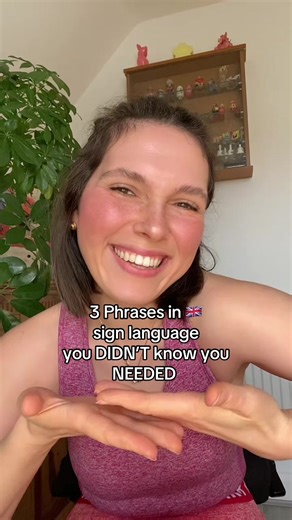 3 phrases in BSL British Sign Language (things you might actually want to know how say!)