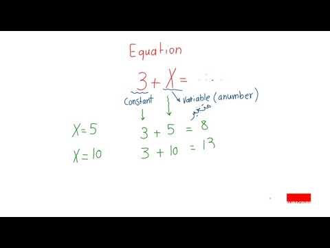Grade 5 - 1st term [ Unit 2 - Lesson 1 ( Expressions , Equatoins and Variables ) ]