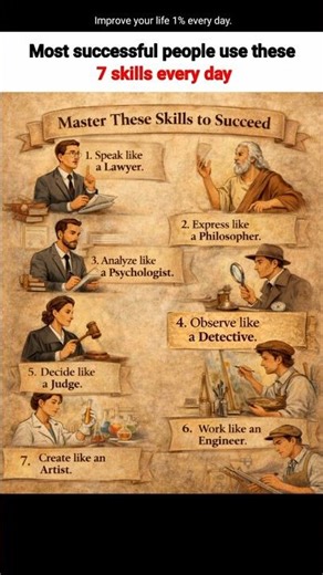 7 Skills You Must Master to Succeed in Life #selfimprovement #success #mindset #skills